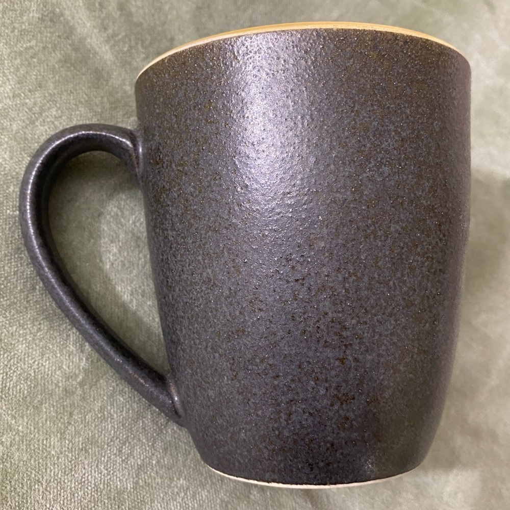 Sango Ebony Flair #4927 coffee cup mug pottery UNM